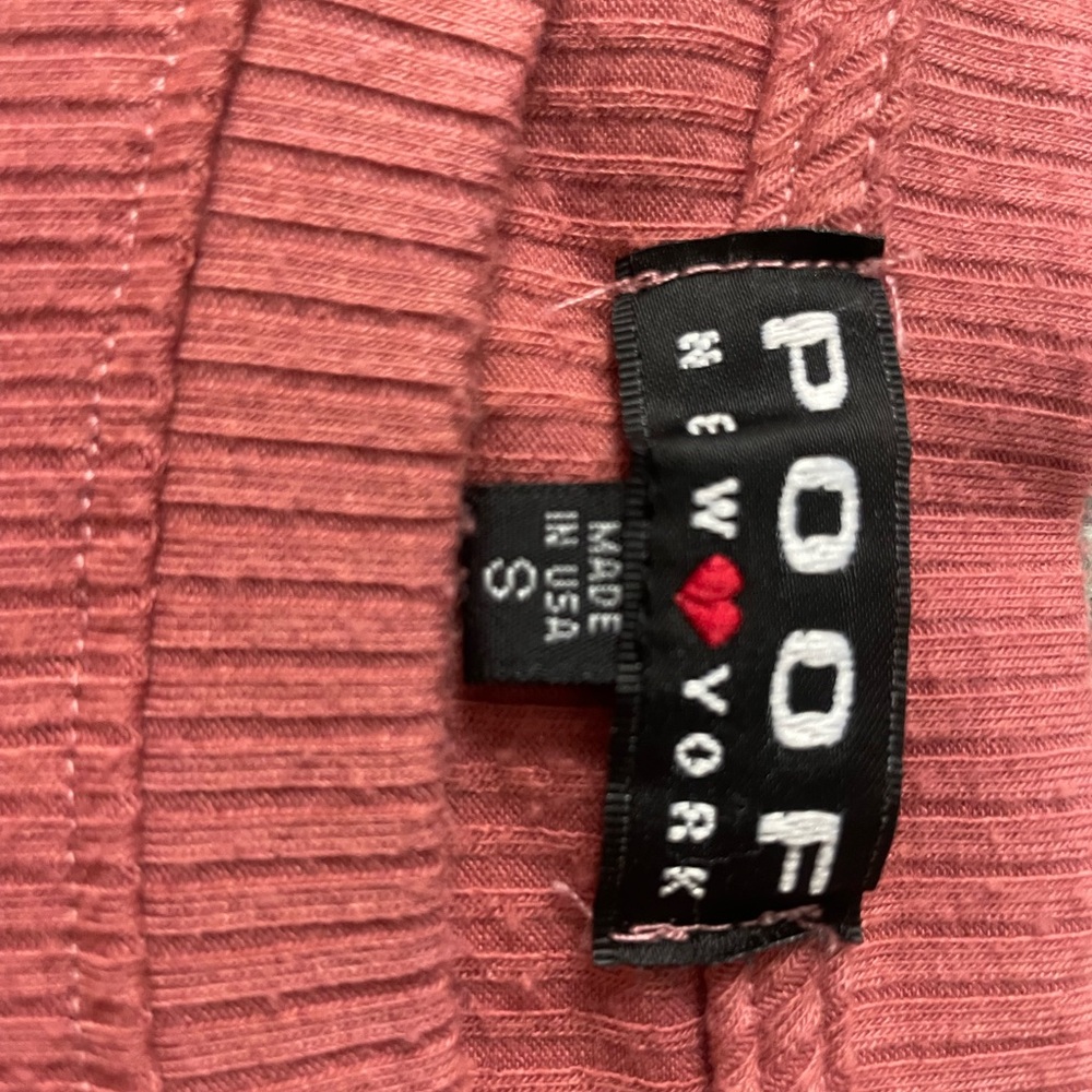 Poof New York Women's Pink Crop Top